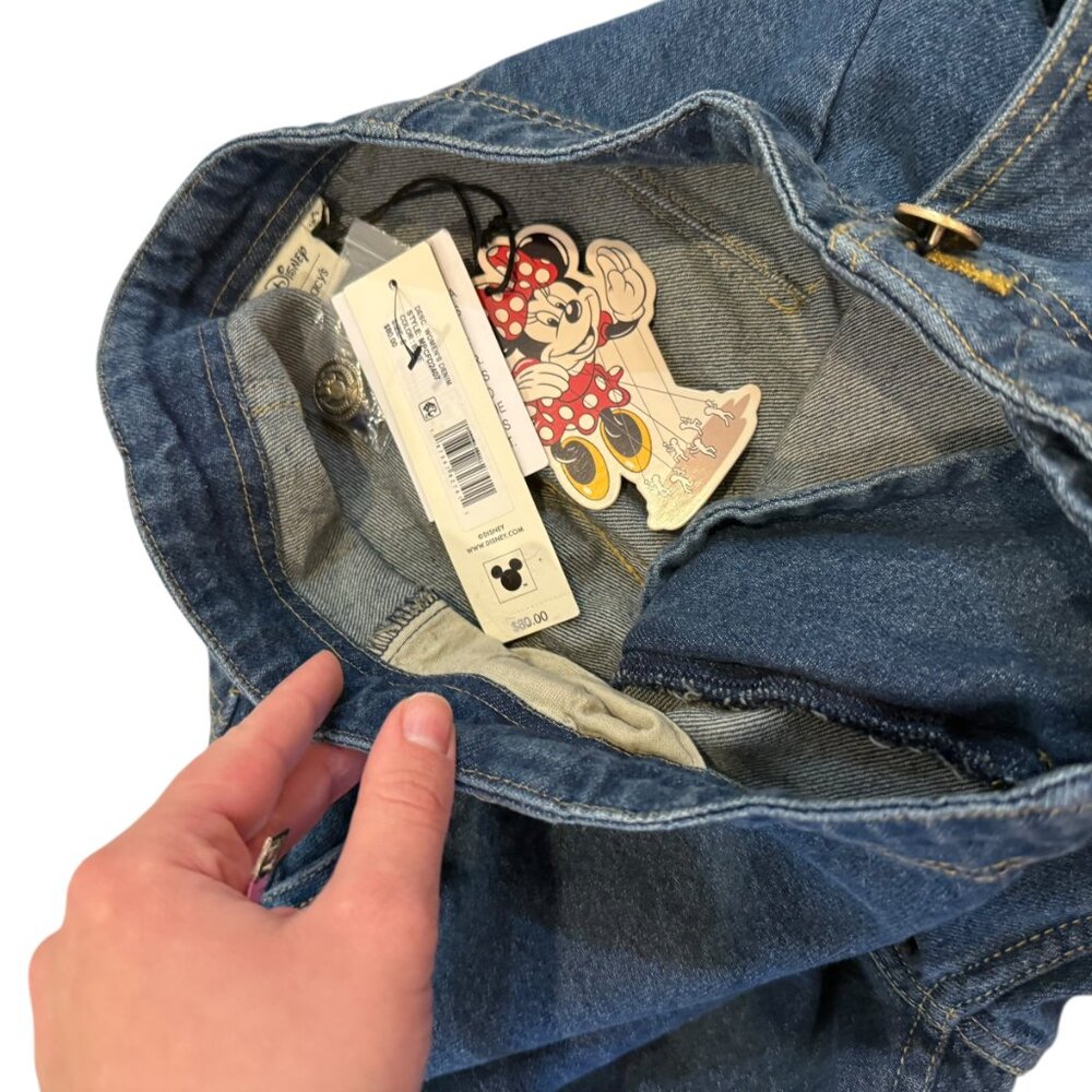 NWT Minnie Majorette Disney Limited Edition High Rise Wide-Leg Jeans-10 28 Macys - Picture 8 of 16